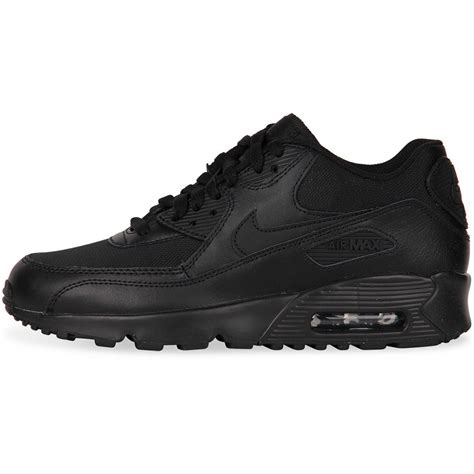 Nike Air Max 90 Mesh Triple Black (GS) Kids' 